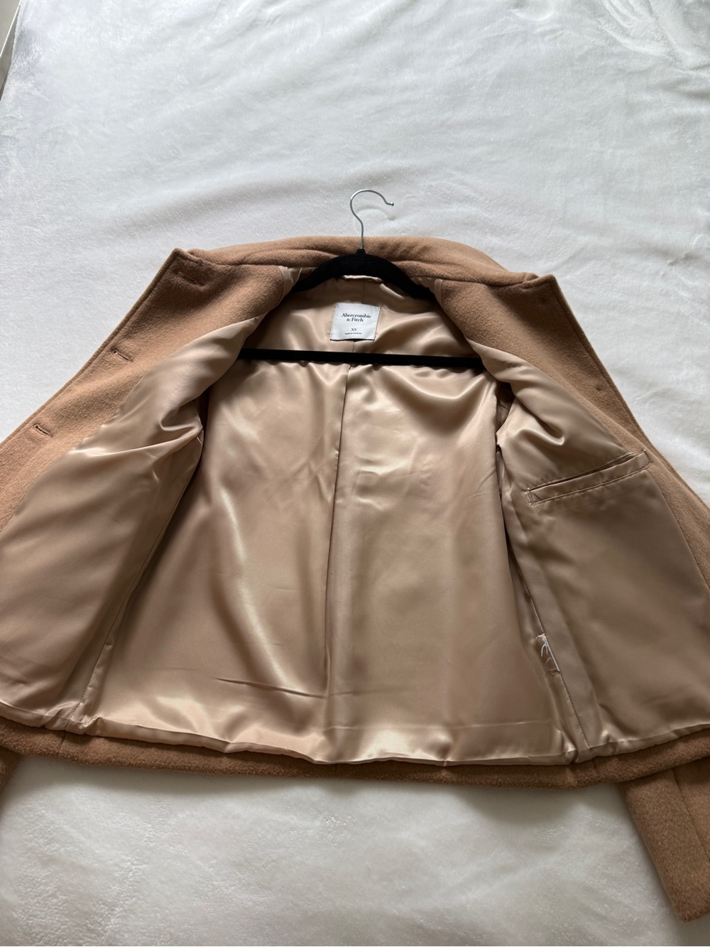 Abercrombie Short Wool-Blend Coat - Picture 4 of 5